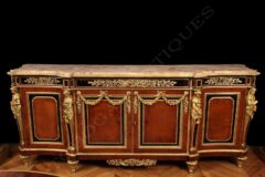 Meuble d’appui Les Quatre Saisons – Estampillé C.G. Winckelsen – Tobogan Antiques – Antiquaire Paris 8ème-10