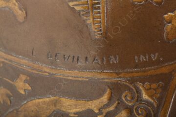 Paire de lampes néo-grecques – signé F. Barbedienne et F. Levillain – Tobogan Antiques – Antiquaire Paris 8ème_01