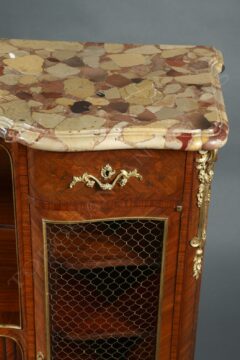 Paire de meubles-bilbiothèques – estampillé et signé P. Sormani – Tobogan Antiques – Antiquaire Paris 8ème-5