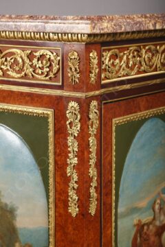 Secrétaire à médaillons peints de style Louis XVI – Signé H. Dasson – Tobogan Antiques – Antiquaire Paris 8ème-5