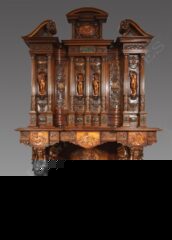 Cabinet néo-Renaissance – signé par Lerolle – Tobogan Antiques – Antiquaire Paris 8ème_11