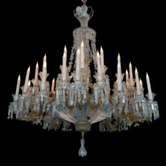 Lustre en cristal de Baccarat – Tobogan Antiques – Antiquaire Paris 8ème-6