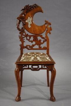 Paire de chaises japonisantes – Attribué à Gabriel Viardot – Tobogan Antiques – Antiquaire Paris 8ème-6