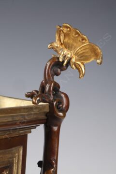 Jardinière Japonisante en bronze patiné et doré – Signé L’Escalier de Cristal – Tobogan Antiques – Antiquaire Paris 8ème_07