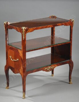 Paire de tables servantes de style Louis XV – Tobogan Antiques – Antiquaire Paris 8ème-6