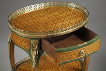 Table de salon style Louis XV d’après RVLC – signée G. Durand – Tobogan Antiques – Antiquaire Paris 8ème-4