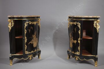 Paire d’encoignures en laque et bronze doré – Estampillées A. Beurdeley – Tobogan Antiques – Antiquaire Paris 8ème_4