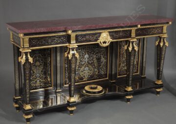 Table console de style Louis XIV en marqueterie Boulle – Estampillée Henry Dasson – Tobogan Antiques – Antiquaire Paris 8ème_8