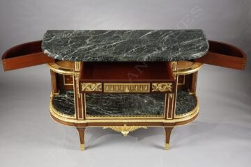 Console desserte de style Louis XVI – Estampillée Winckelsen – Tobogan Antiques – Antiquaire Paris 8ème-3