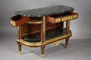 Console desserte de style Louis XVI – Estampillée Winckelsen – Tobogan Antiques – Antiquaire Paris 8ème-4