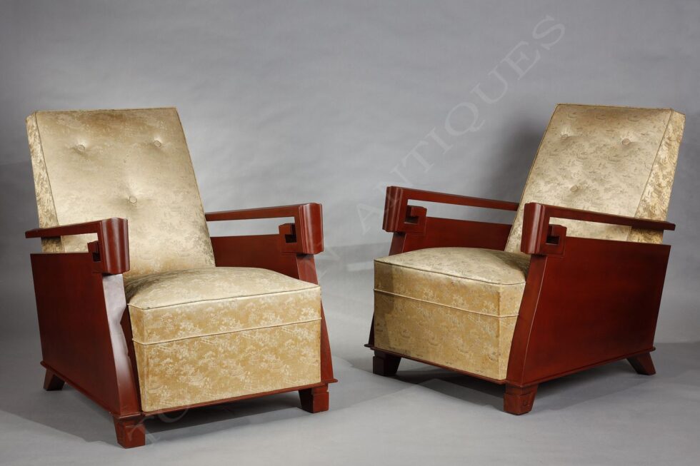 Pair of large Armchairs