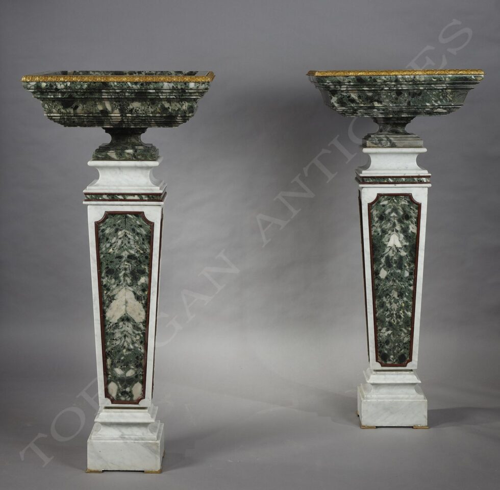 Pair of Planters on pedestals
