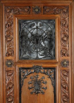 Porte d’entrée aux Chardons – Attribué à Emile Robert – Tobogan Antiques – Antiquaire Paris 8ème-5