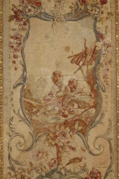 Suite de quatre tapisseries à scènes pastorales de la Manufacture de Beauvais – d’après François Boucher – Tobogan Antiques – Antiquaire Paris 8ème-6
