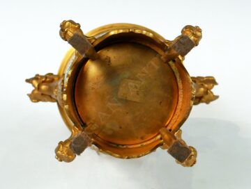 Cache-pot en bronze émaillé – Attribué à Maison Alphonse Giroux – Tobogan Antiques – Antiquaire Paris 8ème-1
