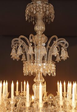 Important lustre et ses dix appliques en cristal de Baccarat – Tobogan Antiques – Antiquaire Paris 8ème-10