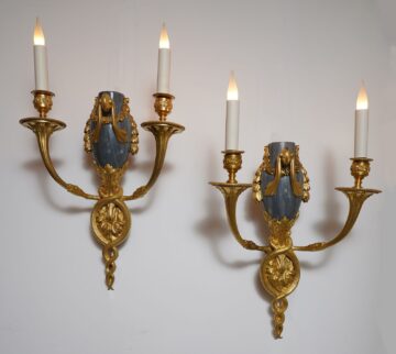 H. Dasson <br/> Pair of Wall-Lights