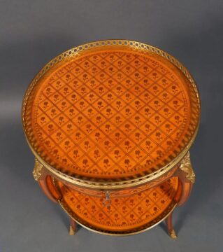 Guéridon marqueté – Tobogan Antiques – Antiquaire Paris 8ème-3