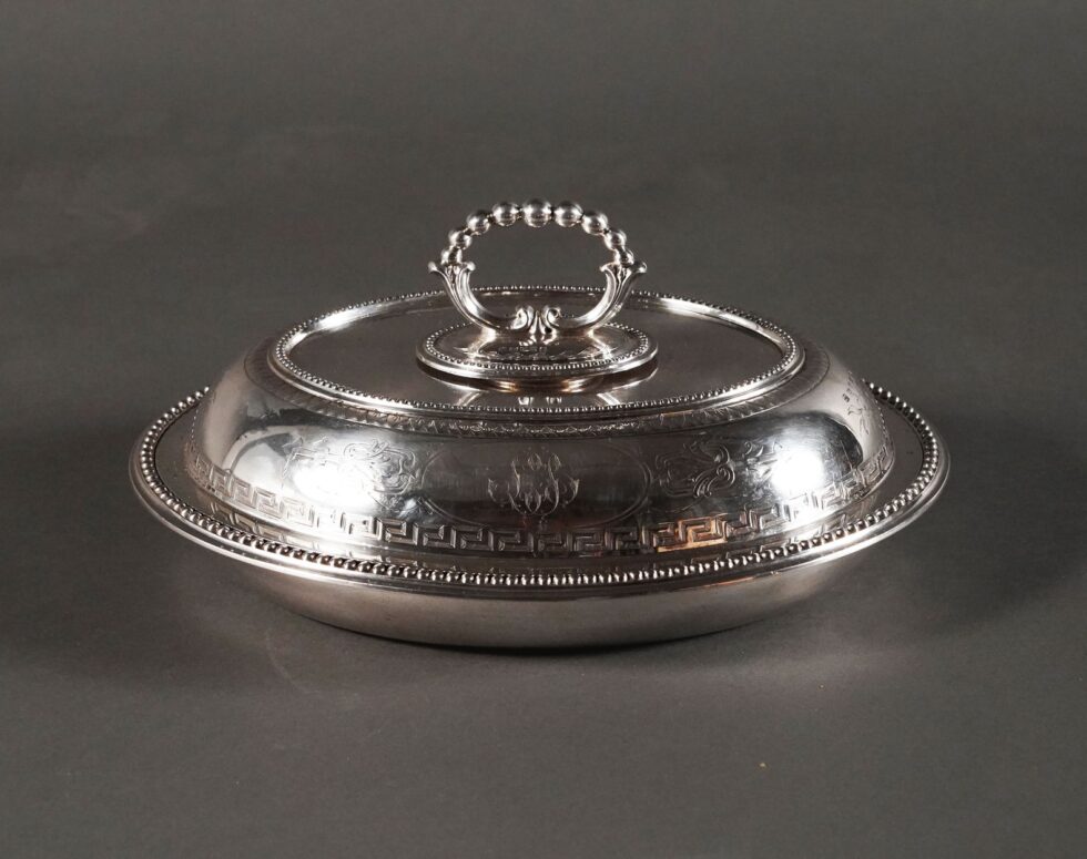 Martin Hall & Co <br/> Ceremonial Silver Covered Dish