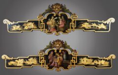 Paire de cantonnières chinoisantes et ses embrasses – Tobogan Antiques – Antiquaire Paris 8ème-10