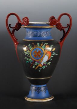 Paire de vases néo-Grecs – Porcelaine de Paris – Tobogan Antiques – Antiquaire Paris 8ème-1