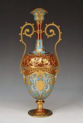 Aiguière en bronze doré et émail cloisonné – Signée F. Barbedienne – Tobogan Antiques – Antiquaire Paris 8ème-6