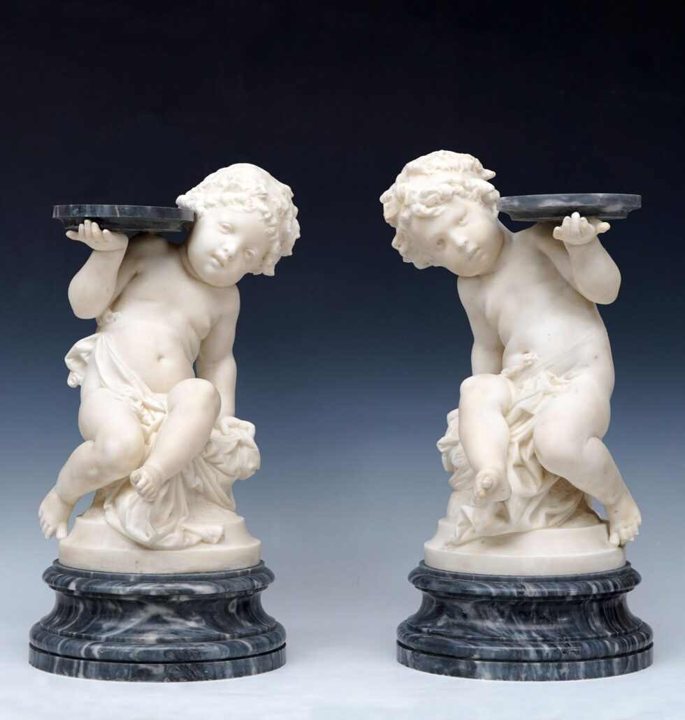 A.-E. Carrier-Belleuse <br/> Pair of Cupids