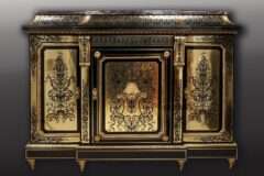 Cabinet marqueterie Boulle attribué à Befort – Tobogan Antiques – Antiquaire Paris 8ème-9
