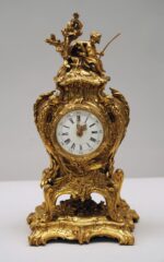 Pendulette La Source en bronze doré attribuée à L. Messagé et F. Linke – Tobogan Antiques – Antiquaire Paris 8ème-6