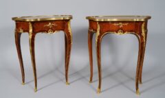Paire de tables de salon attribuées à J.E. Zwiener – Tobogan Antiques – Antiquaire Paris 8ème-8