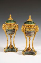 Paire de brûle-parfums à tête de bélier attribuée à Millet – Tobogan Antiques – Antiquaire Paris 8ème-11