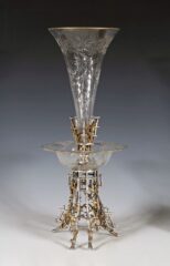 Coupe soliflore japonisante attribuée à Christofle – Tobogan Antiques – Antiquaire Paris 8ème-6
