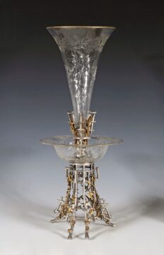 Christofle <br/> Coupe Soliflore Japonisante