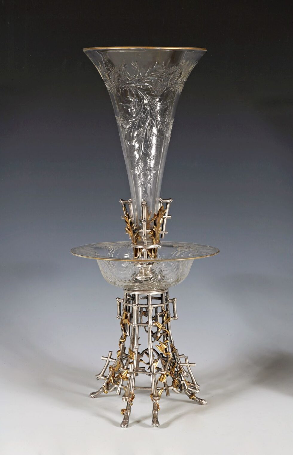 Christofle <br/> “Japonisme” Soliflore Vase