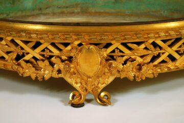 Jardinière Napoéon III en bronze doré par Masselotte – Tobogan Antiques – Antiquaire Paris 8ème-5