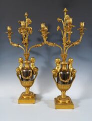 Paire de candélabres aux Tritons attribués à Maison Millet – Tobogan Antiques – Antiquaire Paris 8ème-7