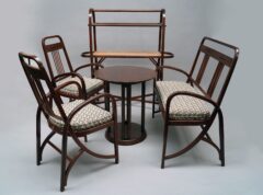 Ensemble de salon en bois courbé Thonet – Tobogan Antiques – Antiquaire Paris 8ème-19