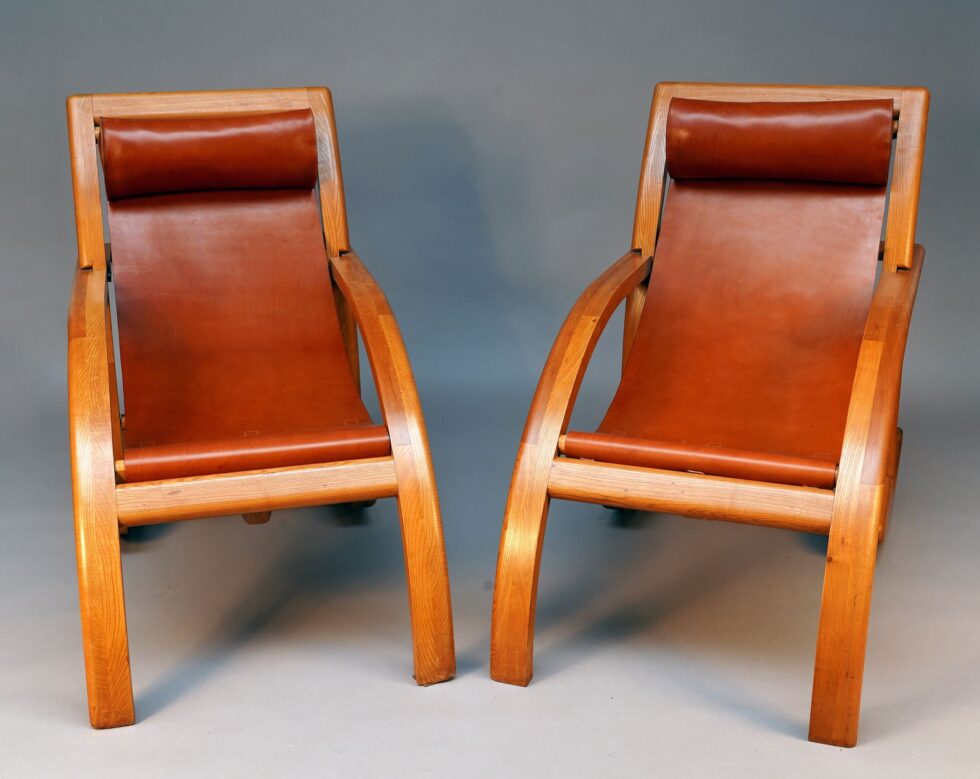 Paire de Fauteuils « Transat »