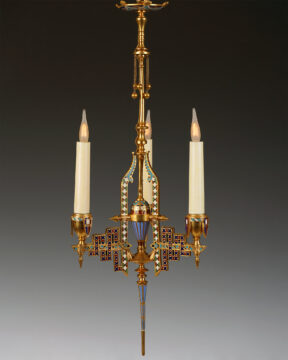 F. Barbedienne <br/> Lustre Néo-Byzantin
