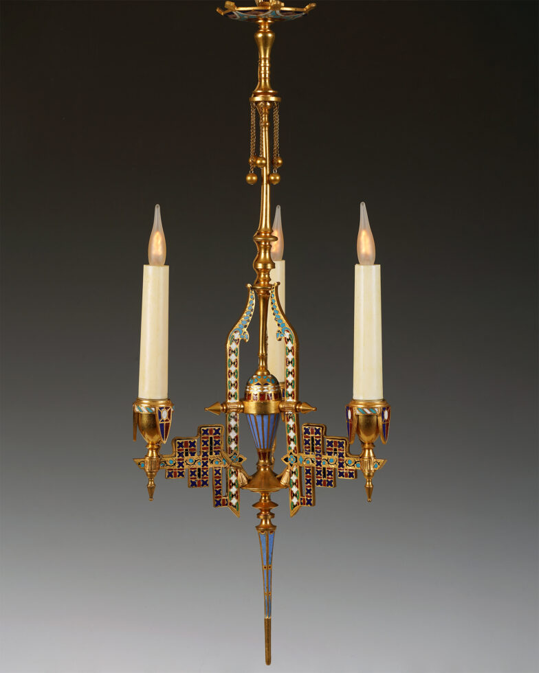 F. Barbedienne <br/> Lustre Néo-Byzantin
