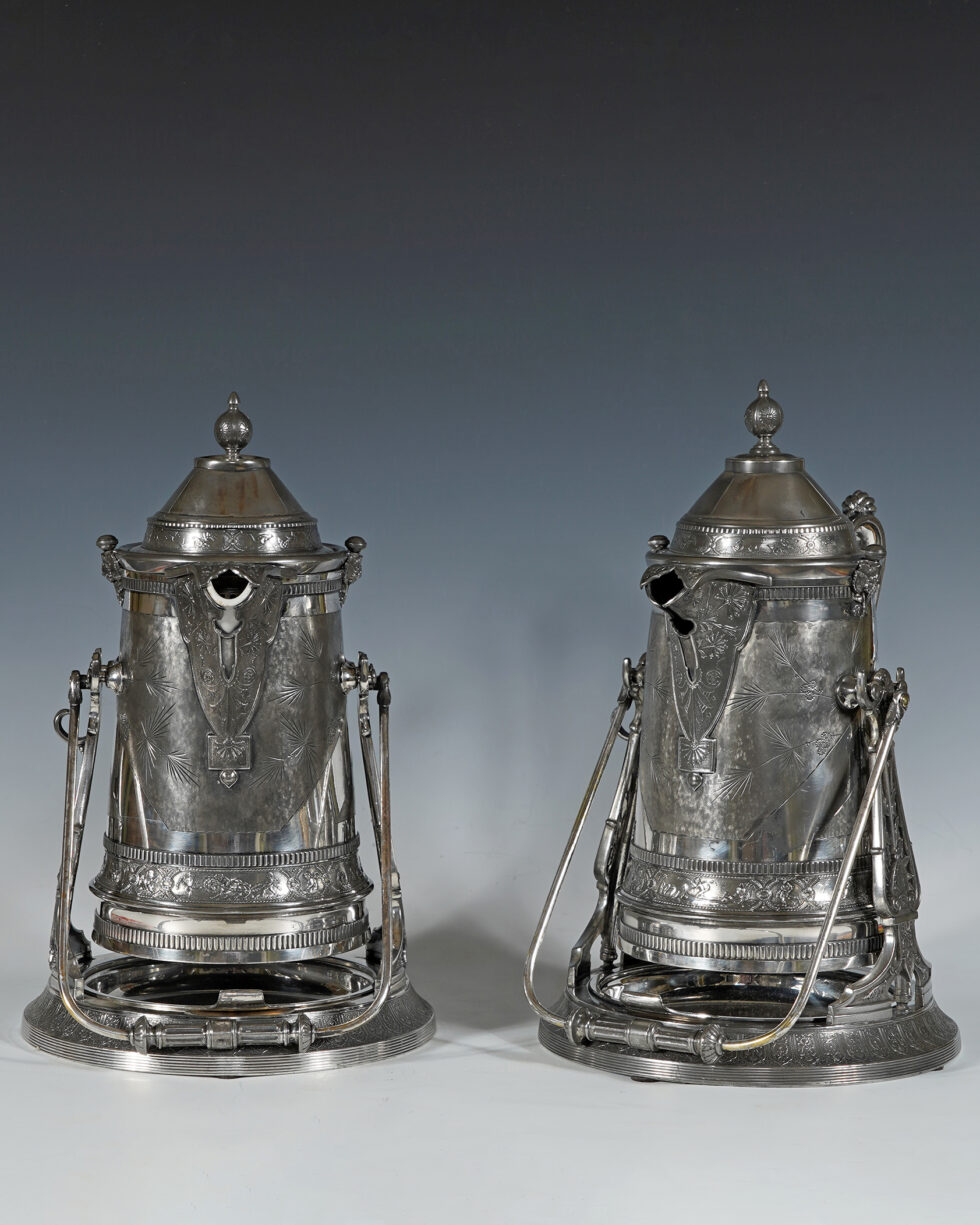 Reed & Barton <br/> Paire de Pichets à eau glacée