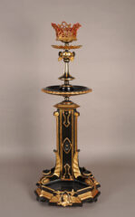 Jardinière d’apparat italienne en bois noirci et doré – Tobogan Antiques – Antiquaire Paris 8eme-10