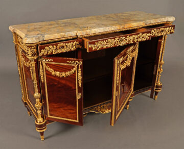 Commode de style Louis XVI par H. Dasson – Tobogan Antiques – Antiquaire Paris 8eme-9