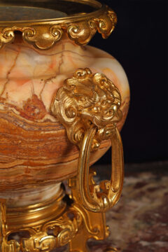 Coupe japonisante en onyx et bronze doré par H. Journet – Tobogan Antiques – Antiquaire Paris 8eme-4
