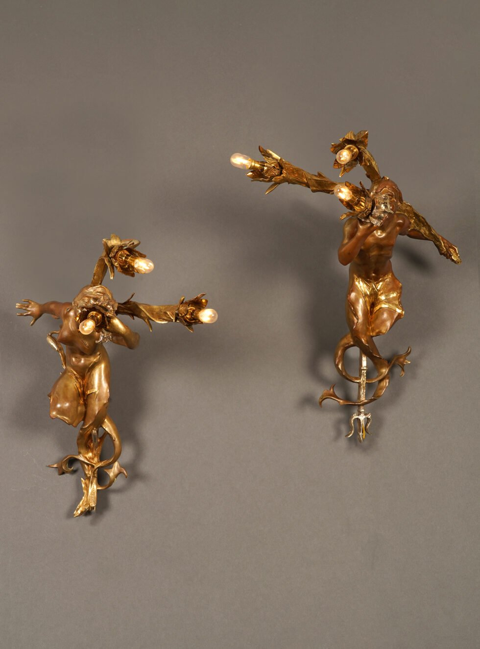 G. de Kerveguen <br/> « Triton et Sirène »