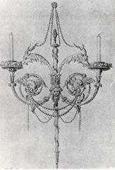Appliques bouc Prieur arts déco dessin