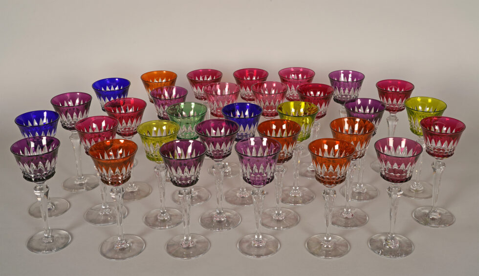 Baccarat <br/> Service de verres Roemer « Piccadilly »