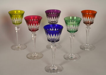Ensemble de 31 verres Roemer modèle Piccadilly de Baccarat – Tobogan Antiques – Antiquaire Paris 8eme-7