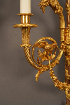 H Vian-appliques boucs-Tobogan Antiques-Antiquaire Paris 8eme-1