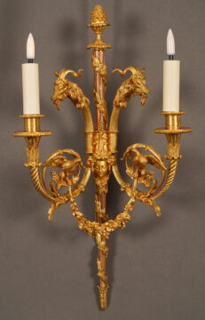 H Vian-appliques boucs-Tobogan Antiques-Antiquaire Paris 8eme-3
